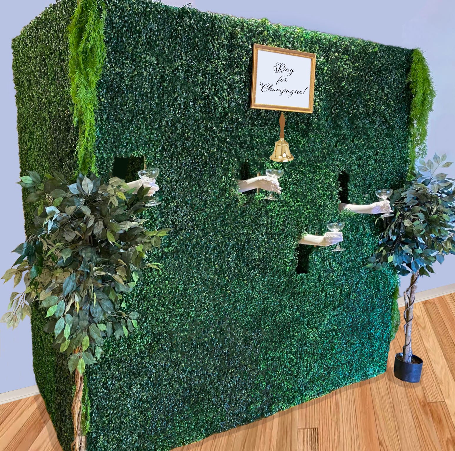 LIVING CHAMPAGNE WALL – LIVING CHAMPAGNE WALL entertainment hire, South Africa