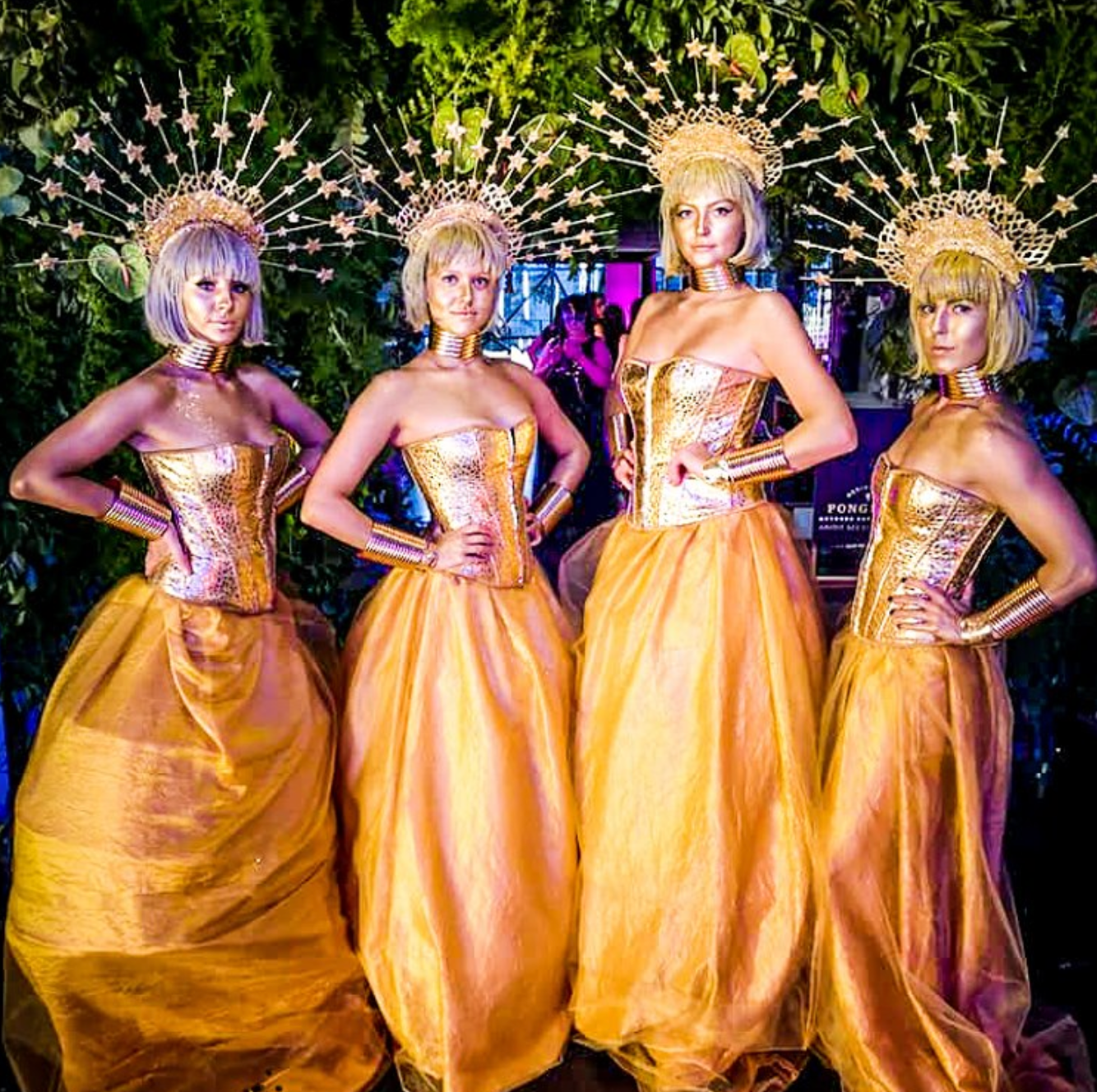 GOLDEN STARRY GIRLS – GOLDEN STARRY GIRLS entertainment hire, South Africa