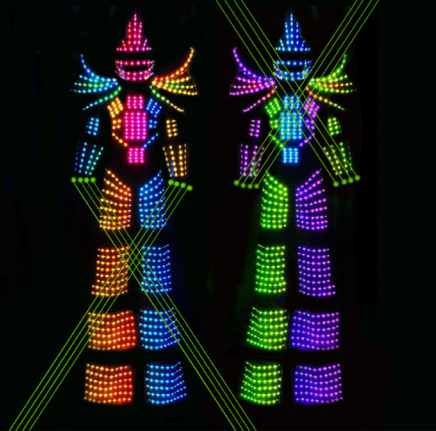 AFROBOT LED STILT WALKERS – AFROBOT LED STILT WALKERS entertainment hire, South Africa