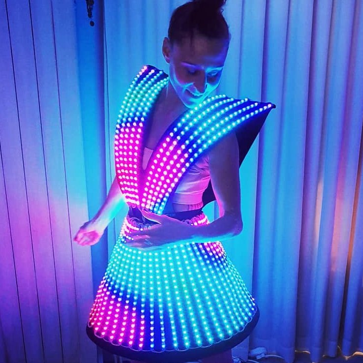 LED PROGRAMMABLE DRESSES