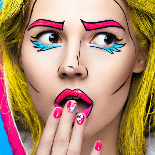 POP ART FACE PAINT