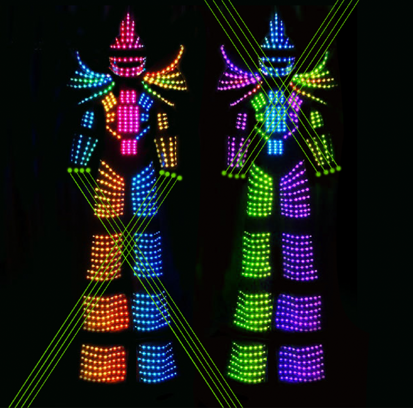 AFROBOT LED STILT WALKERS