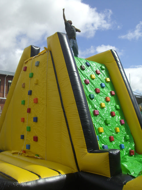 TWO SIDED CLIMBING WALL WITH SLIDE