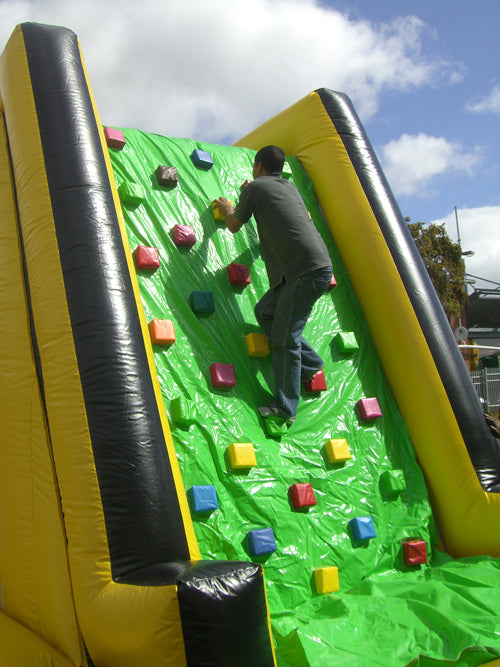 TWO SIDED CLIMBING WALL WITH SLIDE