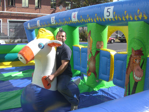 BOUNCY HORSE RACING TRACK