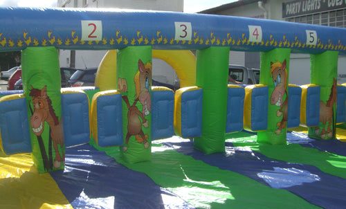 BOUNCY HORSE RACING TRACK