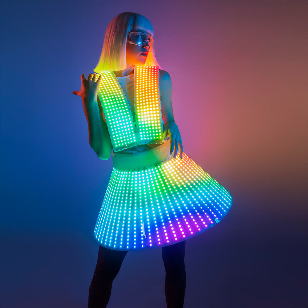 Led Dresses LED PROGRAMMABLE DRESSES – AfrodizzyActs Entertainment
