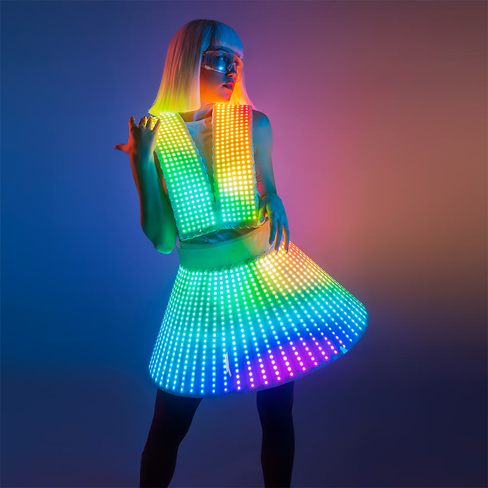 LED PROGRAMMABLE DRESSES