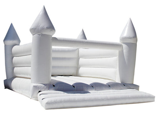 WHITE WEDDING JUMPING CASTLE